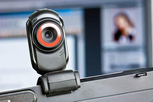 webcam attached to monitor