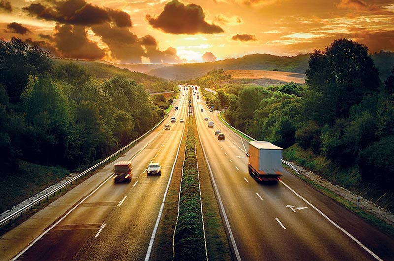 stylised highway